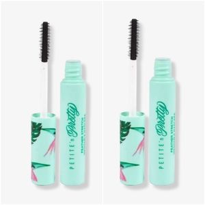 NEW 2× Petite n Pretty Feather Stretch Washable Mascara Mini Travel